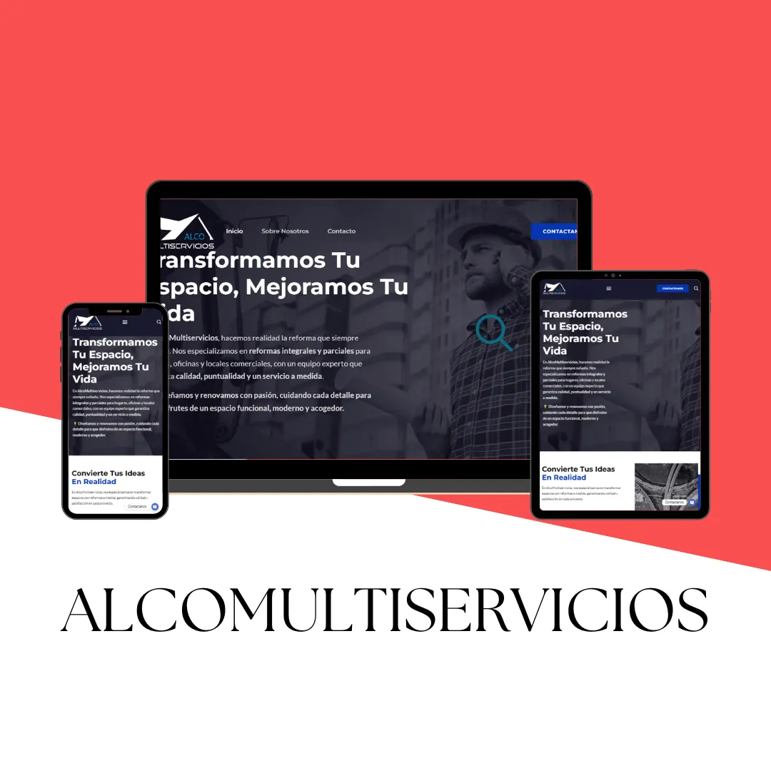 AlcoMultiservicios - Web Corporativa de Generación de Leads