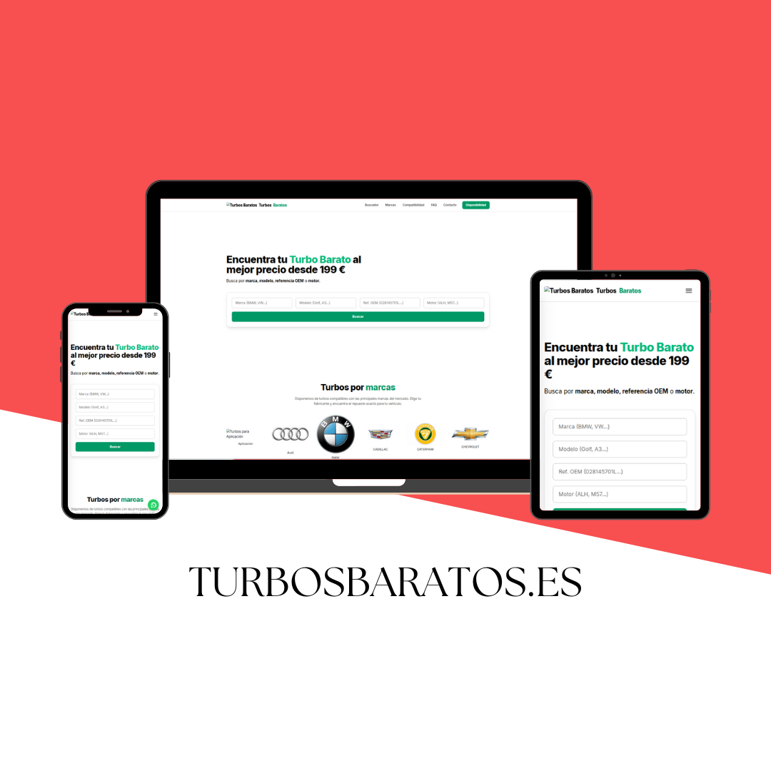 Tienda Online de Turbos - Catálogo Técnico Especializado